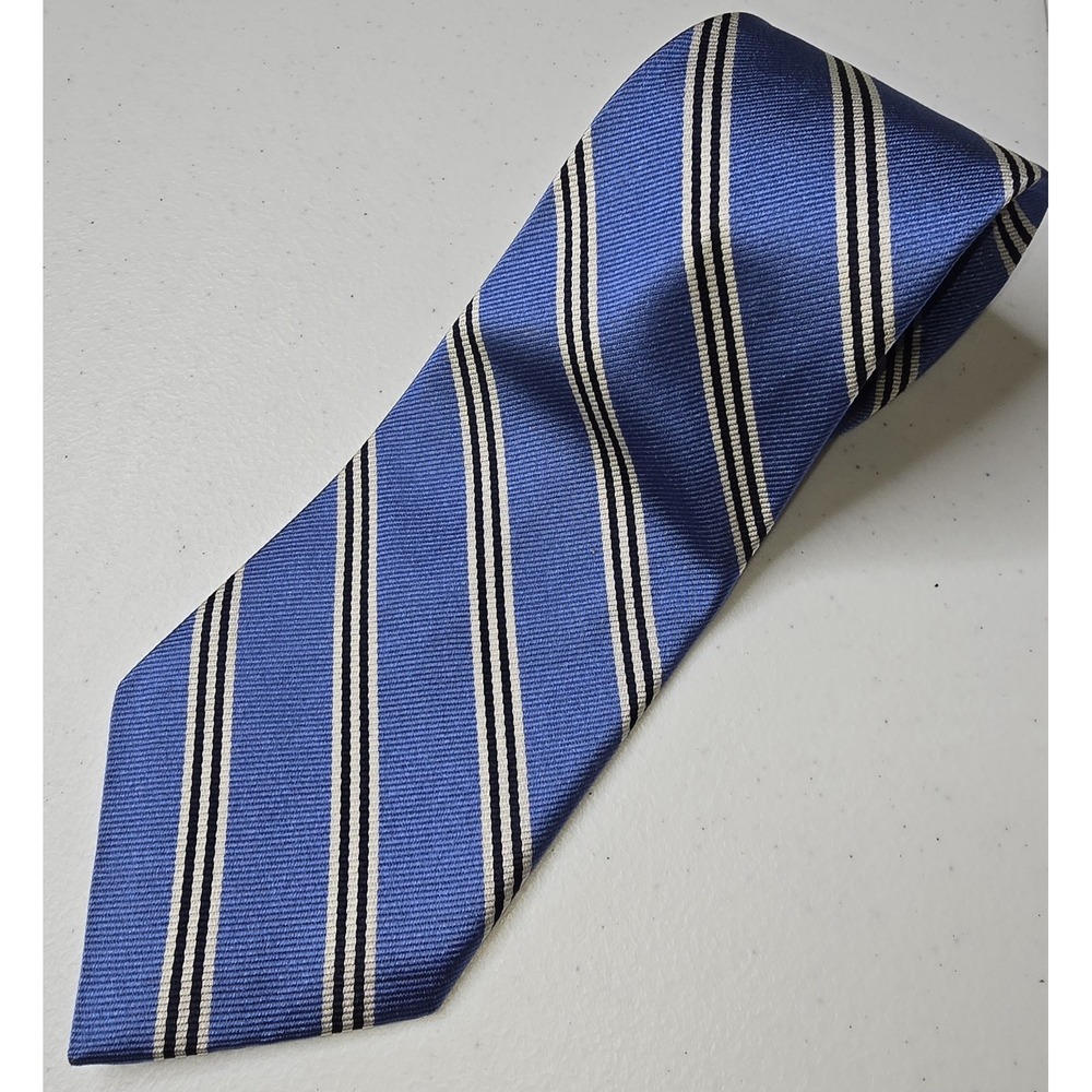 BROOKS BROTHERS 346 Men's Silk Tie‎ Classic 3.5"W X 59"L Business Striped -233